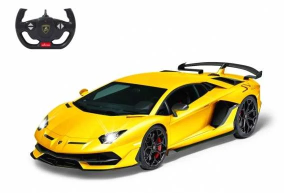 Jamara Lamborghini Aventador SVJ, žaislinė transporto priemonė (geltona, 1:14)