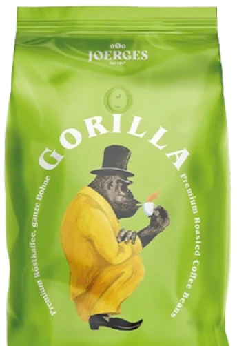 Gorilla Sports Gorilla Kaffeehaus sveikos pupelės 1kg kilnus mišinys be karčiųjų medžiagų