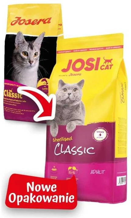 Josicat Josera Pašaras katėms Sterilized Classic 10kg