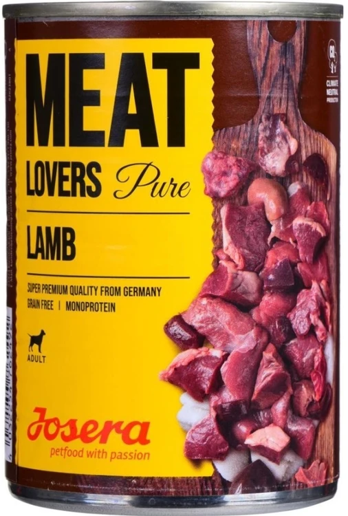 Josera Meatlovers Pure ėriena maistas mokra šunims 400g (30003900)