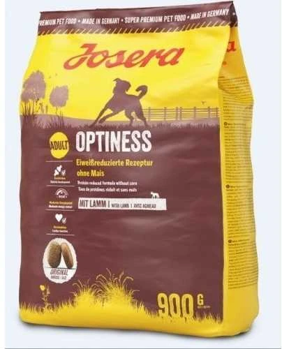 Josera Optiness lengvai virškinamas sausas maistas suaugusiems šunims 900g