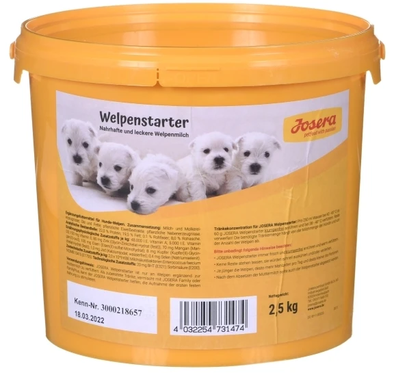 Josera Starter šuniukams mleko šuniukams 2,5kg (50016289)