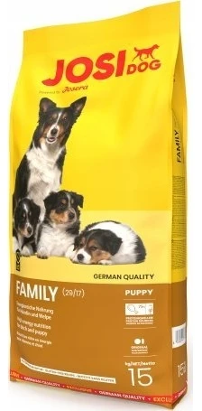 Sausas maistas šunims Josidog Family – 15 kg