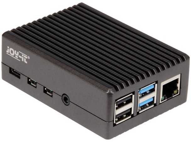 Raspberry Pi -alumiinikotelo jäähdytyssiilillä, Raspberry Pi 5 B, musta
