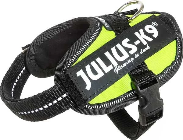 Trixie Julius-K9 IDC Baby 2 / Mini-Mini / Mini XS – S diržai - neoninė geltona