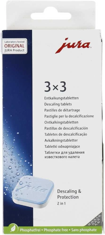 JURA nukalkinimo tabletės 3 plovimams 61848