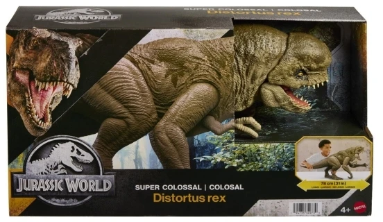 Mattel JURASSIC WORLD SUPER COLOSSAL interaktyvus dinozauras D. rex (JKG95)