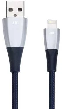 Just Mobile ZinCable Lightning cable 1.5m - Juodas/Sidabrinis