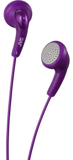 Ausinės JVC F14 Gumy In Ear su laidu Violet, su laidu, 16 - 20000 Hz, Music, 17.1 g, Ausinės, Violet