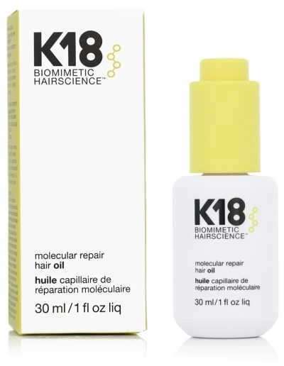 K18 Molecular Repair Hair Oil molekulinis regeneruojantis aliejus, 30 ml