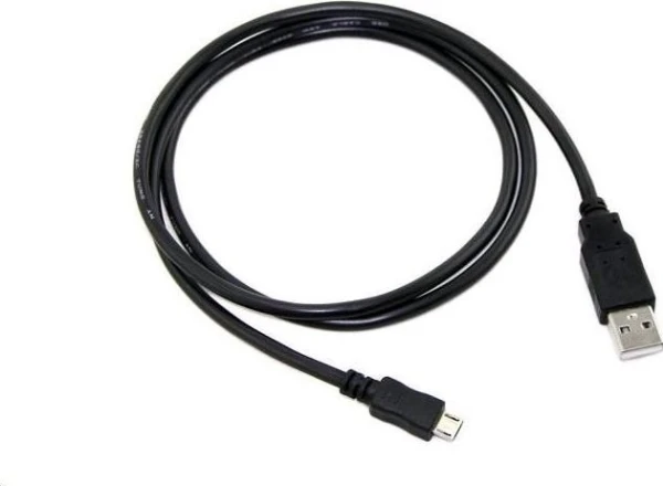 Kabelis USB C-Tech USB-A - microUSB 0,5 m Juodas (CB-USB2M-05B)