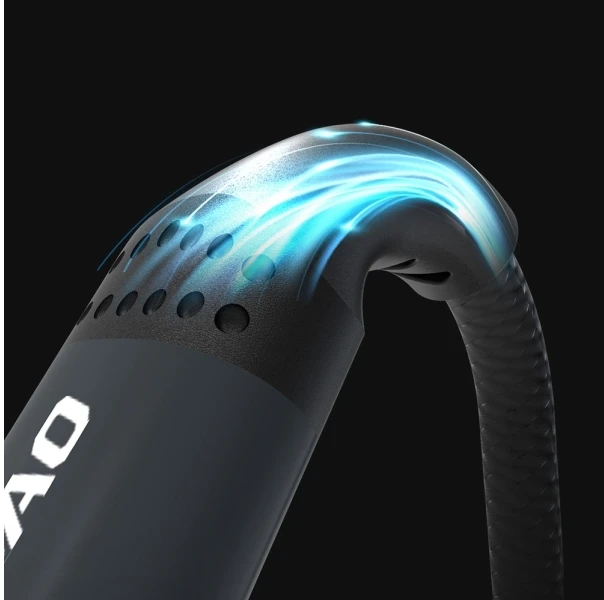 Dudao L3CC USB-C – USB-C 60W 2m pintas kabelis – juodos spalvos