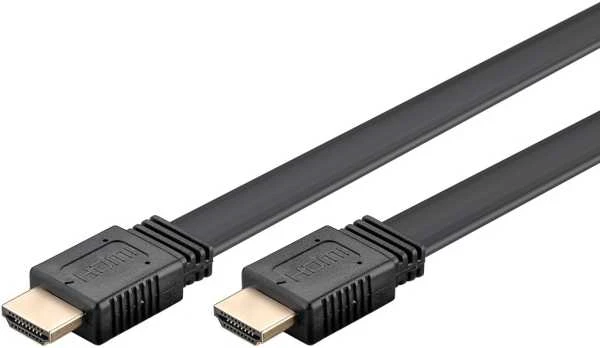 „Goobay“ | Didelės spartos HDMI plokščias kabelis su Ethernet ryšiu | 61279 | HDMI kištukas (A tipo) | HDMI (A tipo) | HDMI į HDMI | 2 m