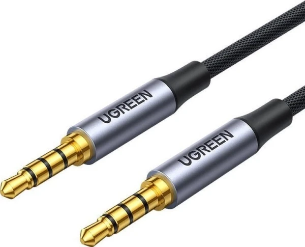 UGREEN 3.5 mm lizdo kabelis AUX 1.5 m (pilkas)