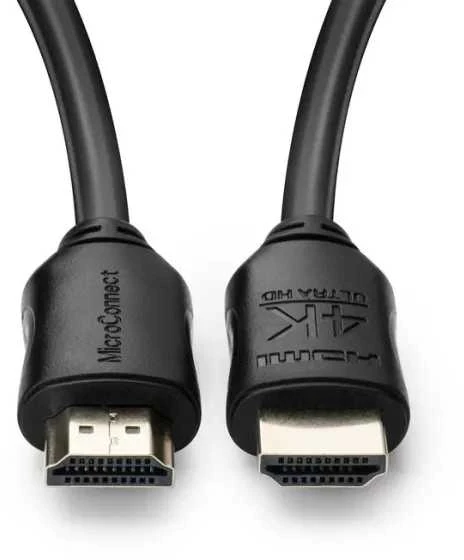MicroConnect HDMI kabelio jungtys su 4K žyma