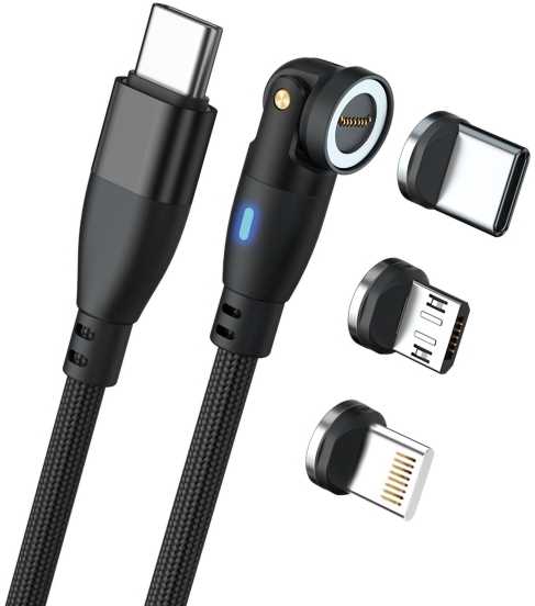 Kabelis USB Realpower USB-A - USB-C 1 m Juodas (439615)