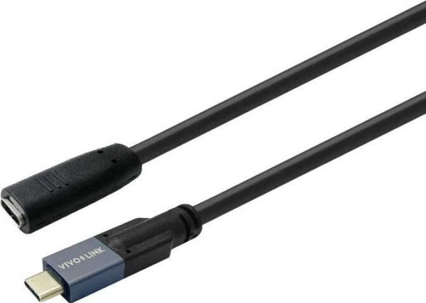 Vivolink PROUSBCMF0.3, 0,3 m, USB C, USB C, USB 3.2 Gen 2 (3.1 Gen 2), Juoda