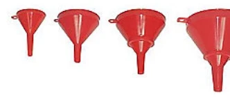Kabi KZ1219 plastikinių piltuvėlių rinkinys, 4 vnt. - Ø50/75/100/120