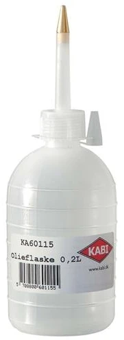 KABI Oliekande plastikas 0,3 L - Ø65x110/180 mm, m/sriegiai