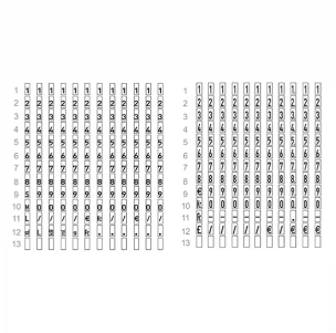 Kainų žymėjimo pistoletas Meto Classic L 2332 2 eilutės 23 simboliai