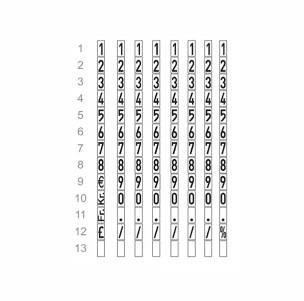Spausdintuvas Kainų žymėjimo pistoletas Meto Classic S 826/12 1 eilutė 8 simboliai