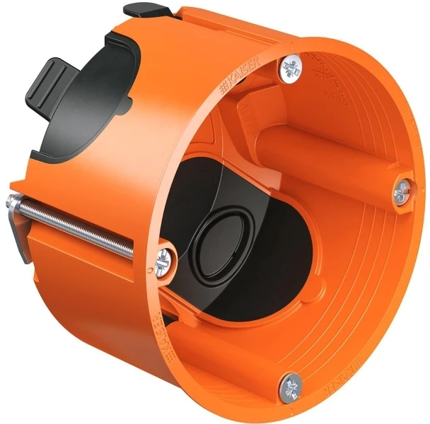 Kaiser Elektro 1 vt. dėžutė į gipsą su membranomis Kaiser K9263-22 (49mm gylio)