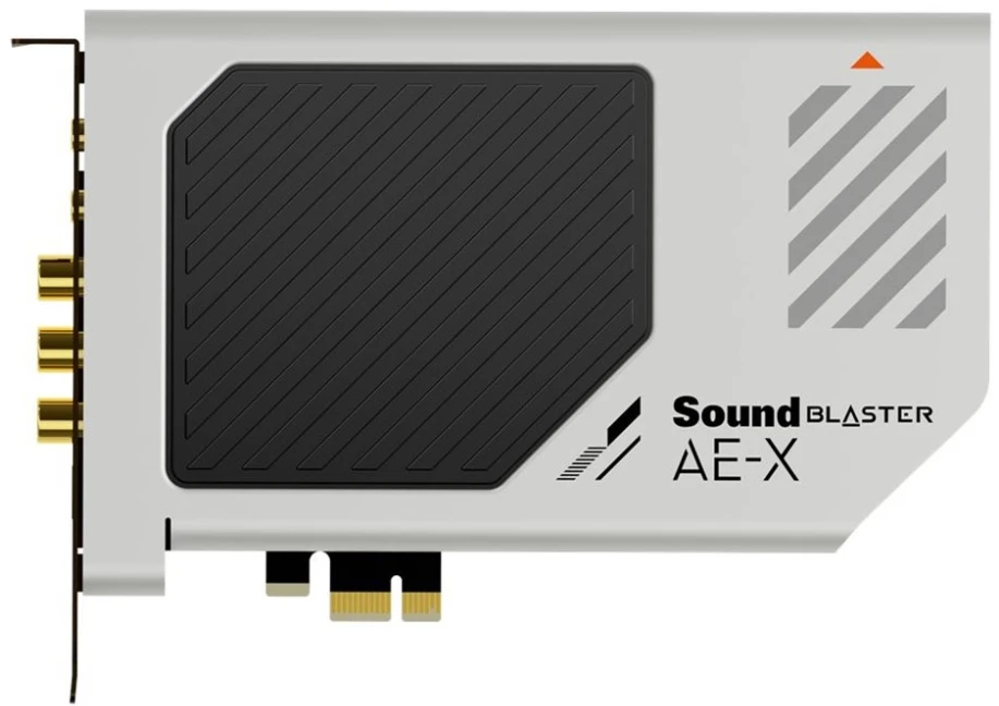 Creative „Labs Sound Blaster AE-X“, 7.1 kanalų, vidinė, 32 bitų, 130 dB, PCI-E