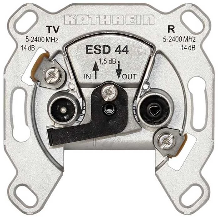 Kathrein 274418 Bk-Steckdose 2-Fach