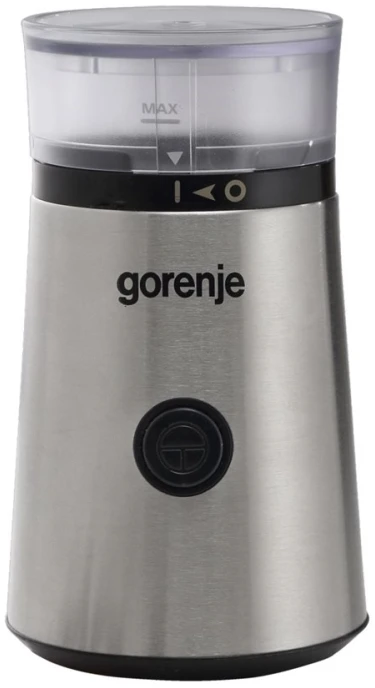 Kavamalė Gorenje | Kavos malūnėlis | SMK150E | 150 W | Kavos pupelių talpa 60 g | Dangčio apsauginis jungiklis | Nerūdijantis plienas
