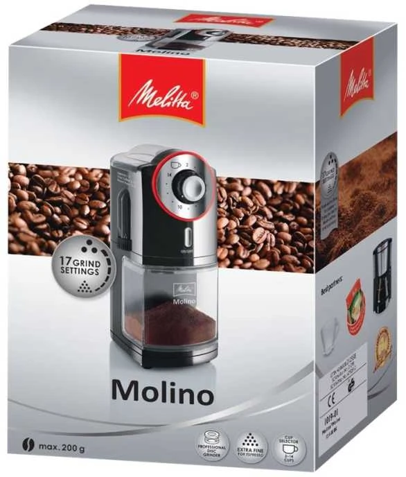 Kavamalė Melitta Molino 1019, juoda/raudona