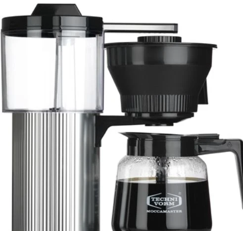 Kavos aparatas Moccamaster CD Grand AO, Lašėjimo , 1.8 L, Malta kava, 2270 W, Juodas, Sidabrinis