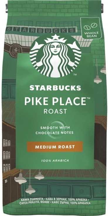 Nezatříděno Strabucks Kavos pupelės STARBUCKS Pike Place Roast, 200 g