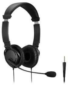 Kensington Classic Laidinės ausinės, 3.5 mm jack, Juoda