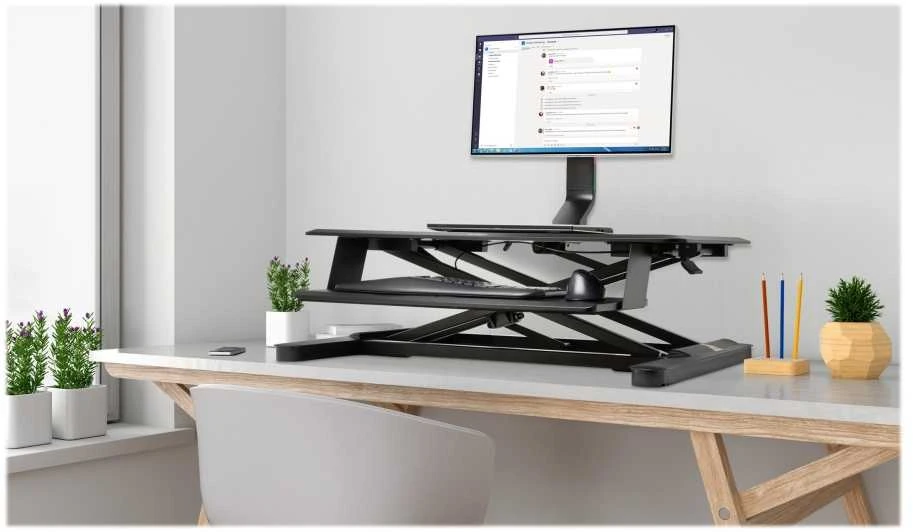 Kensington K55512WW SmartFit Space-Saving Single Monitorius Arm Monitoriaus laikiklis, Juoda