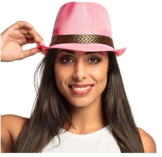 Kepurė Boland Party Partners B.V. Rožinė stilinga fedora