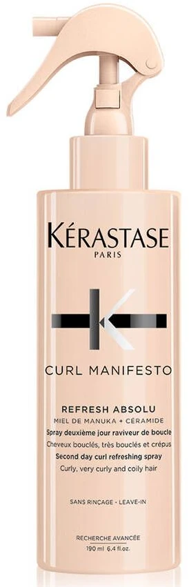 Kérastase Curl Manifesto Refresh Absolu purškiklis banguotiems ir garbanotiems plaukams, 190 ml