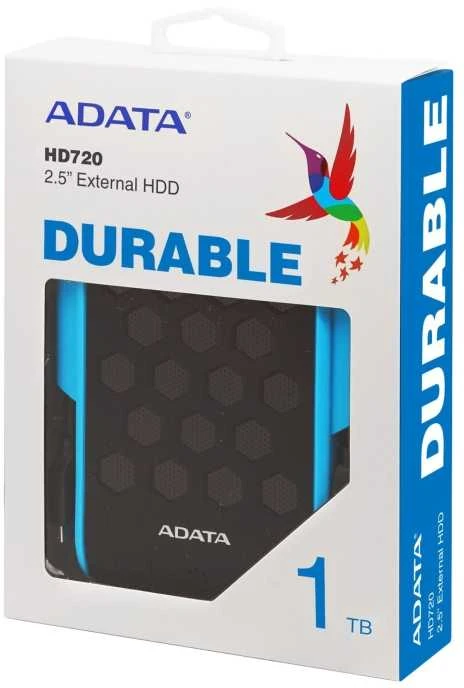 Išorinis kietasis diskas Adata HD720 1TB USB3 Mėlynas, IP68