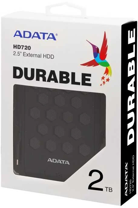 Išorinis kietasis diskas Adata HD720 2TB USB3 Juodas, IP68