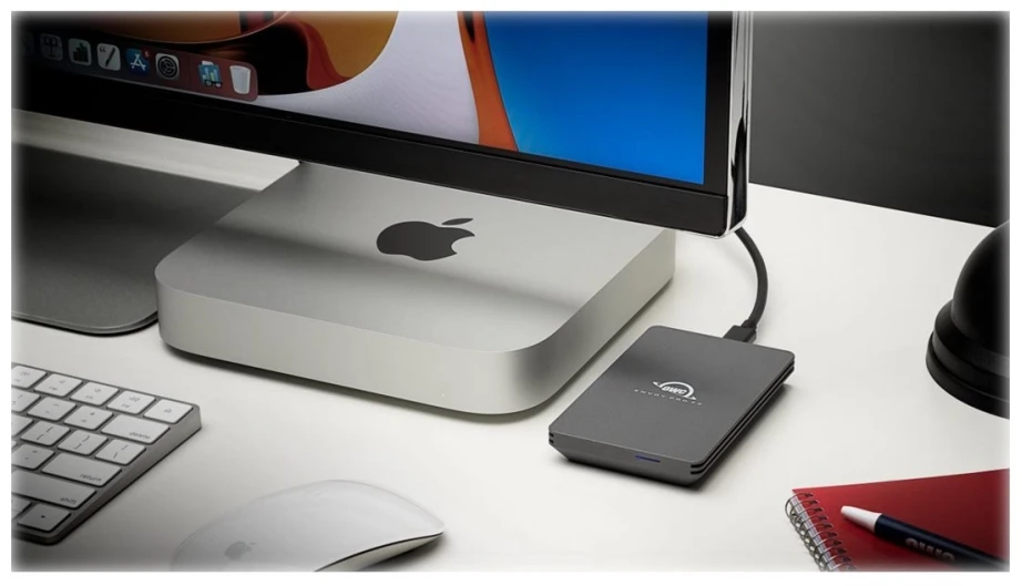 Kietasis diskas Other World Computing OWC Envoy Pro FX 2TB Pilka išorinis SSD diskas (OWCTB3ENVPFX02)
