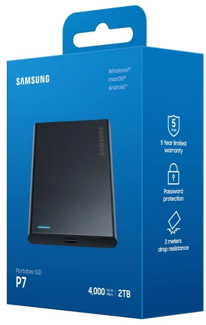 Kietasis diskas Samsung Externí SSD disk P9 - 2 TB juoda