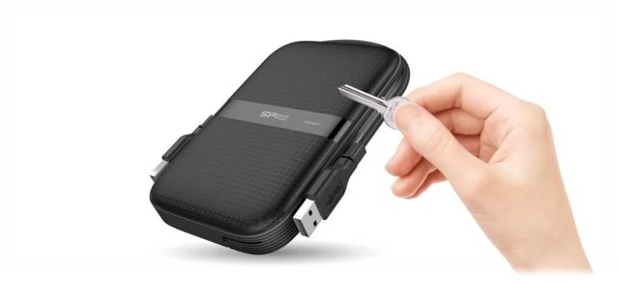 SILICON POWER COMPUTER & COMMUNICAT SILICON POWER Išorinis kietasis diskas HDD Armor A60 2.5" 1TB USB 3.0 IPX4