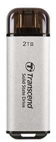 Kietasis diskas TRANSCEND 512GB,USB EXTERNAL SSD, ESD300S, USB 10GBPS, TYPE C, Sidabrinis
