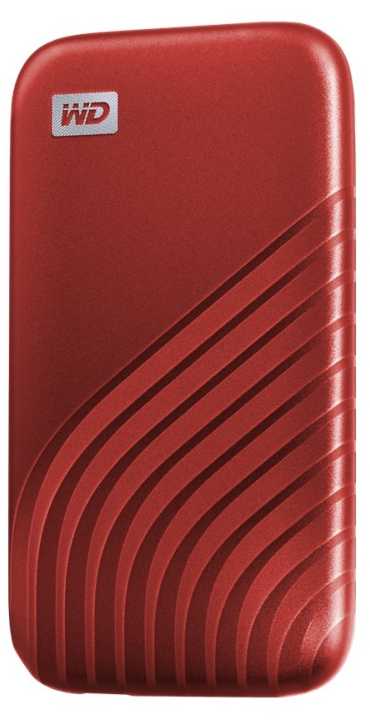 Kietasis diskas Western Digital MYPASSPORT SSD 2TB Raudonas - 1050MB/S READ 1000MB/S WR PC/MAC