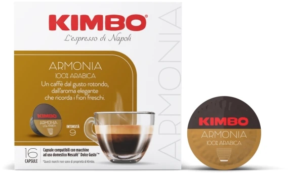 Kimbo „Espresso Barista“ kapsulės, skirtos „Dolce Gusto“, 16 vnt.