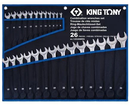 King Tony Kombinuotų raktų rinkinys 12D26MRN 6-32mm (26)