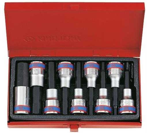 KING TONY KPL.NAS.IM.1 / 2 "9 vnt. 4-17mm / KASETĖ...
