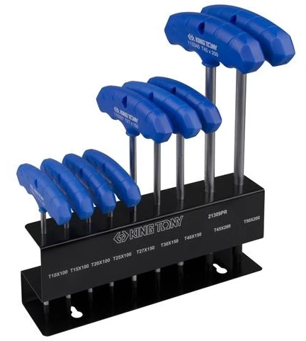 King Tony T formos raktų rinkinys Torx 21309PR T10-50 9 dalių