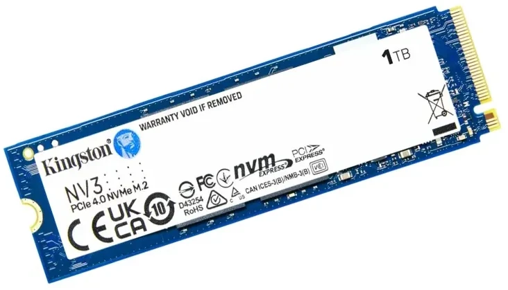 KINGSTON 1000GB NV3 M.2 2280 PCIe 4.0 NVMe SSD