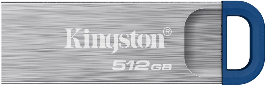Kingston Technology DataTraveler 512GB Kyson 220MB/s Metal USB 3.2 Gen 1, 512 GB, USB Type-A, 3.2 Gen 1 (3.1 Gen 1), 220 MB/s, Capless, Nerūdijantis plienas