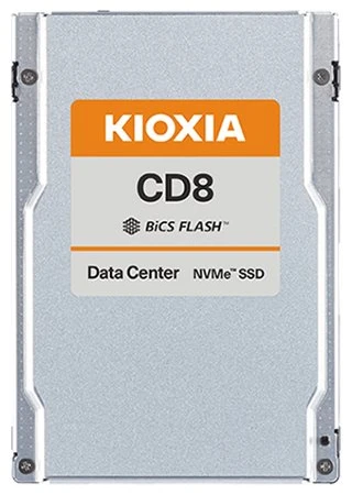 Kioxia Enterprise Ssd Disko serveris Kioxia CD8-V 12,8TB 2,5 colio PCI-E x4 Gen 4 NVMe (KCD81VUG12T8)